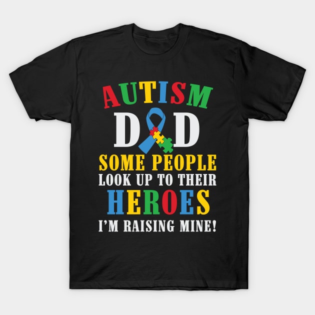 Autism Dad T-Shirt by skstring